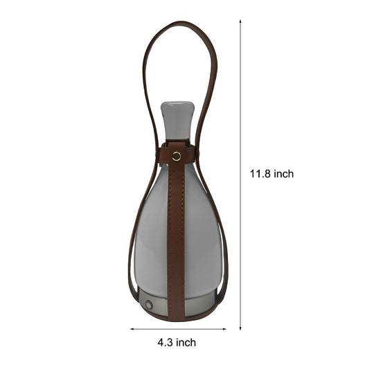 Modern Mid-Century Cordless Lantern Table Lamp