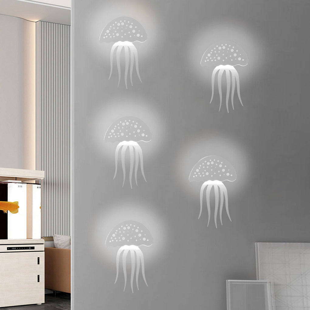 Cartoon Jellyfish Creative LED Decorative Wall Sconce