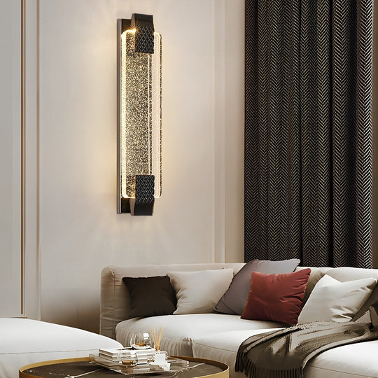 Crystal Bubbles LED Wall Light with 3-Step Dimming