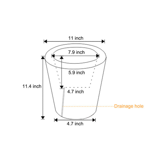 Luminous Flowerpot with RGB Lighting – Solar, Rechargeable & Hardwired Options