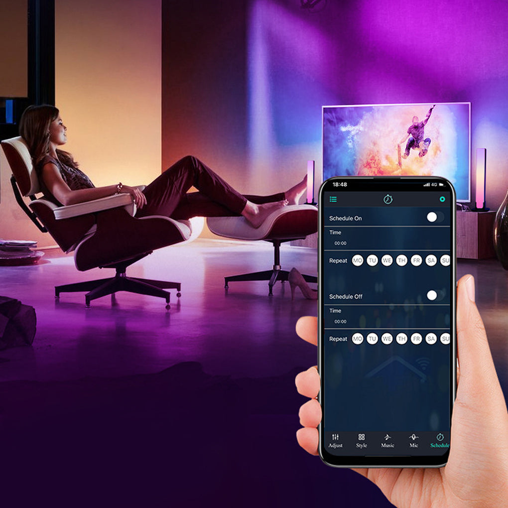 Smart APP Multi-Color RGB Stick Table Lamp with Remote Control