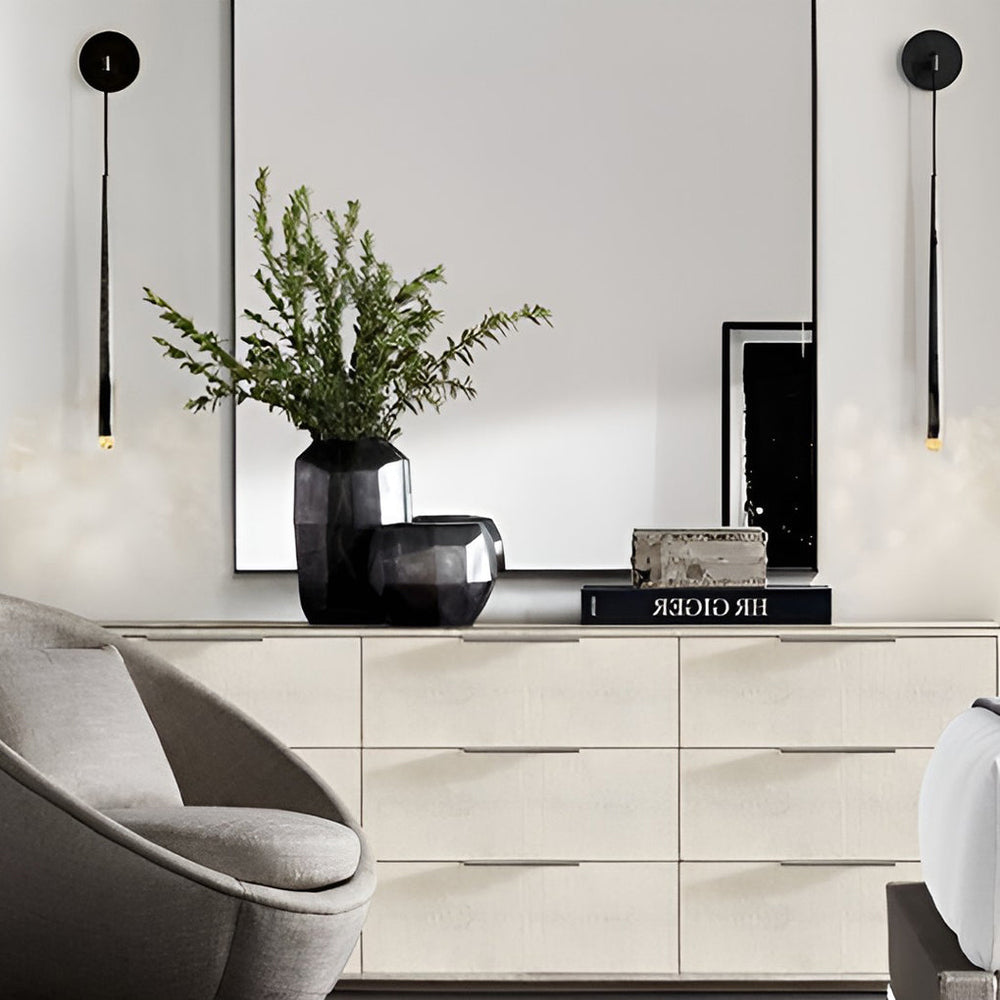 Creative Strip Crystal LED Wall Sconce – Nordic Modern Accent Light