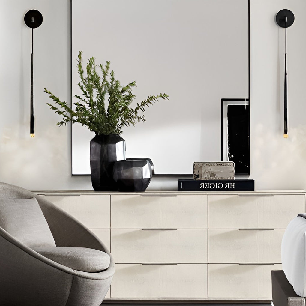 Creative Strip Crystal LED Wall Sconce – Nordic Modern Accent Light