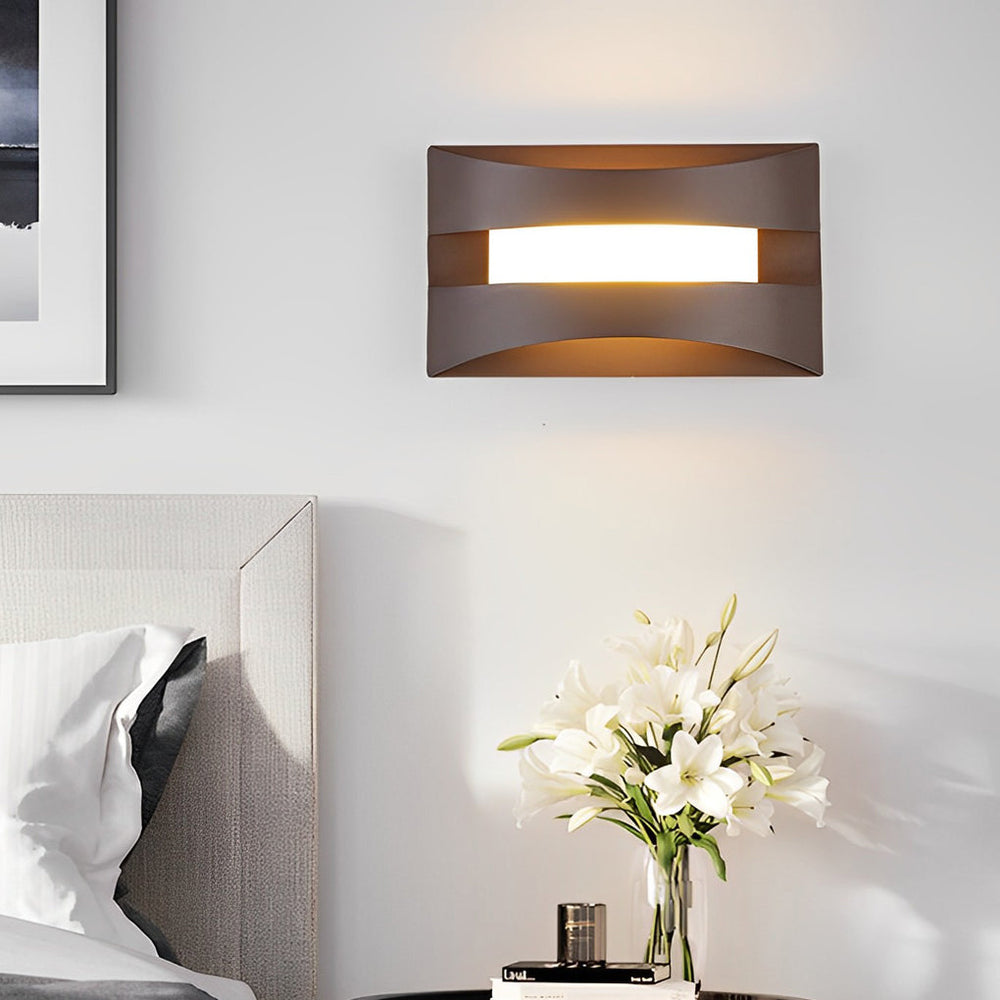 Rectangular Minimalist Nordic LED Bedside Wall Lamp