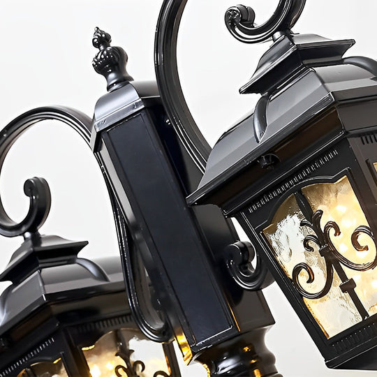 2 Light Outdoor Waterproof Retro European Style Street Lights
