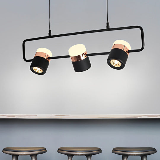 Rotatable Creative Electroplated Metal LED Nordic Chandelier Pendant Light