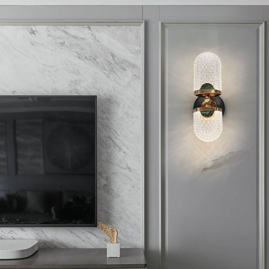 Creative LED Wall Sconce with Up & Down Light Effect – Three Step Dimming