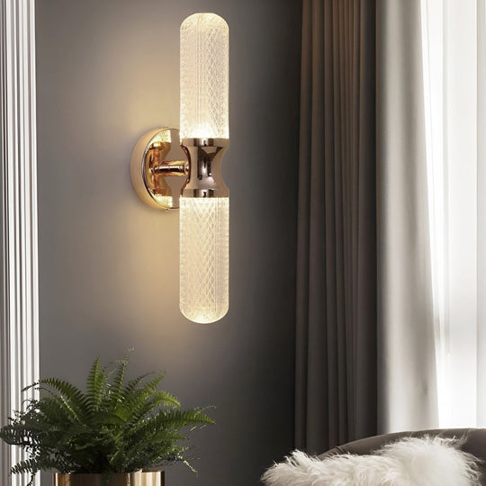 Minimalist Strip LED Wall Sconce with 3-Step Dimming