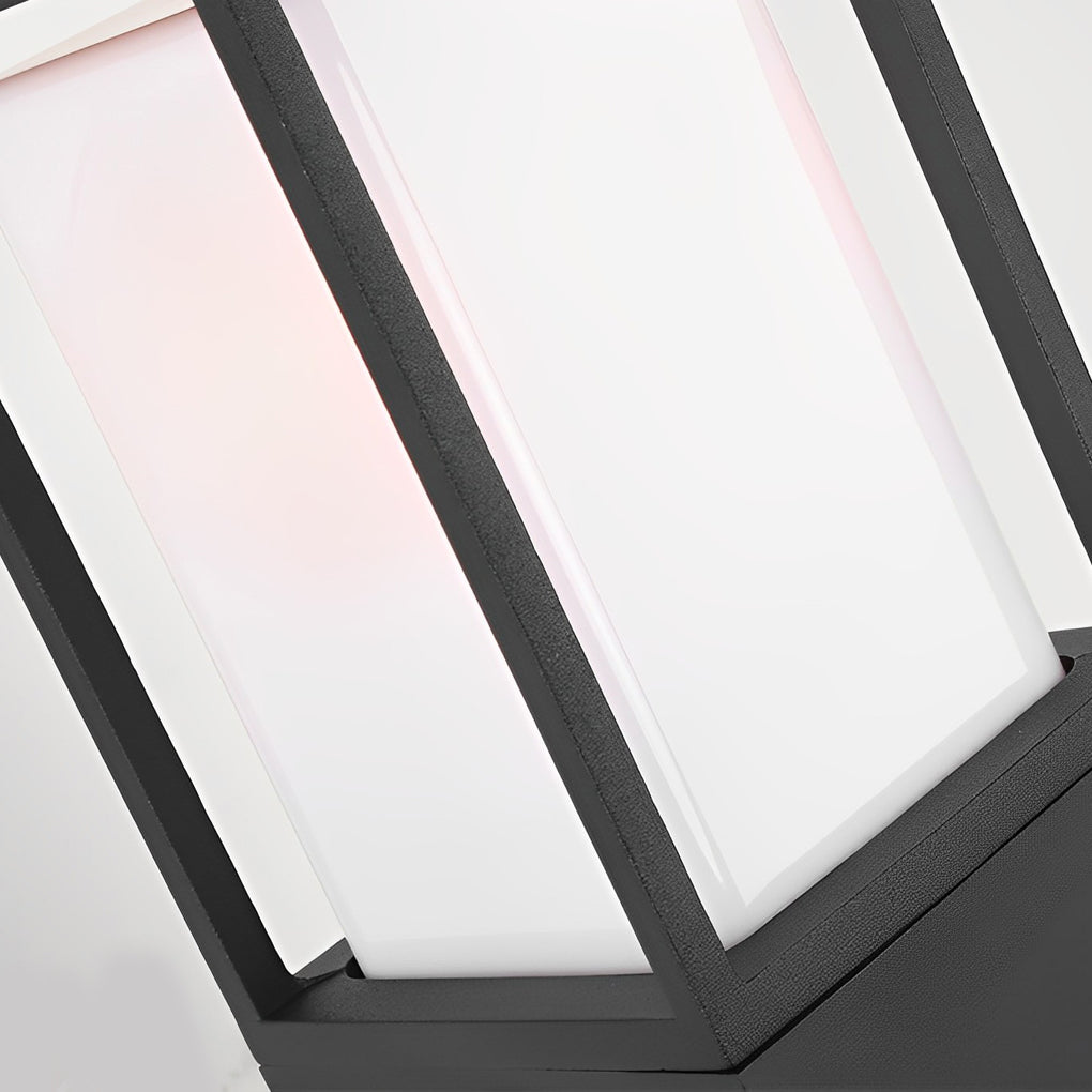 31.49 Inch High Black Aluminum Bollard Path Lights