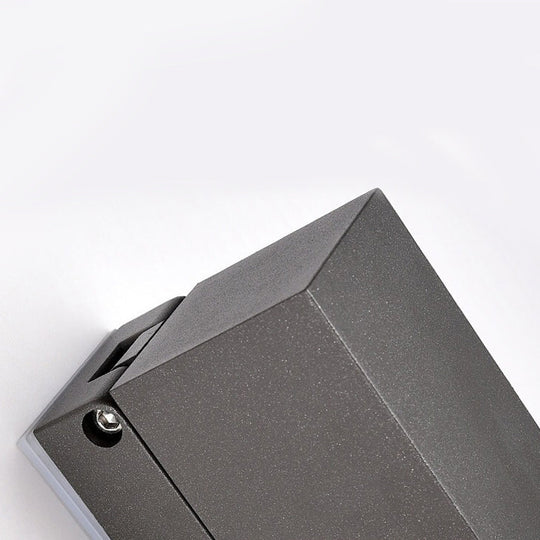 Square Adjustable Motion Sensor LED Wall Lamp Indoor Outdoor Sconce