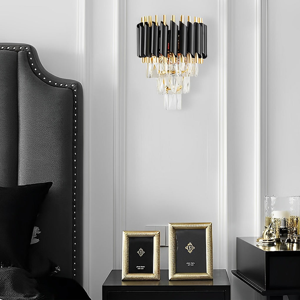Creative Crystal Glass LED Postmodern Wall Lamp