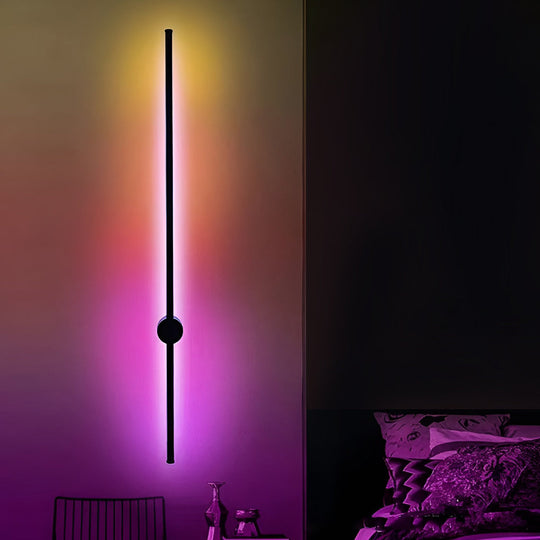 Remote Control RGB LED Linear Wall Sconce