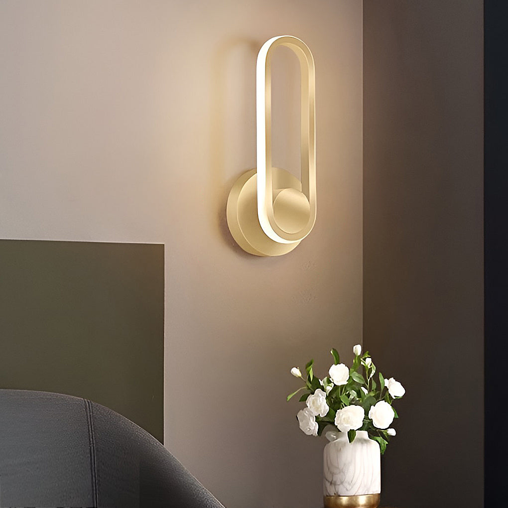 330° Rotatable Rounded Rectangular LED Nordic Wall Lamp
