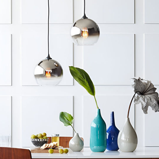 Globe – Modern Glass LED Pendant Light for Kitchen and Dining Room