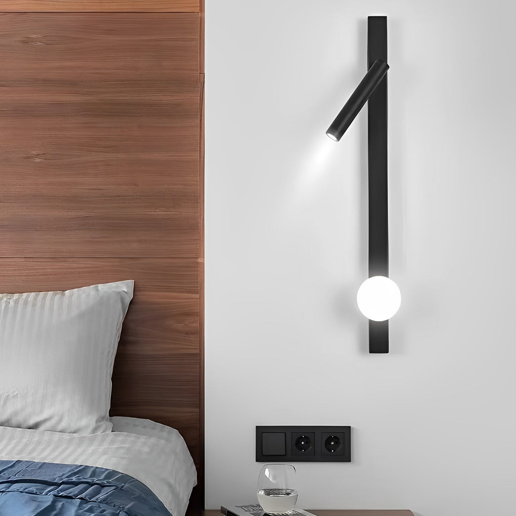 Adjustable Minimalist Electroplated LED Wall Lamp