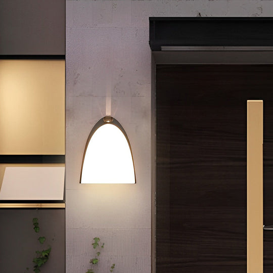 Creative Black Aluminum Modern LED Outdoor Wall Sconce