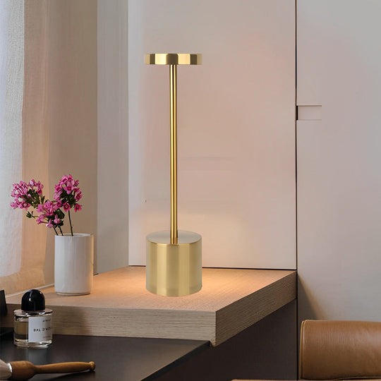 Rechargeable Portable Modern Rod Table Lamp – Cordless LED Lighting with USB Charging