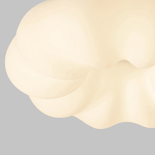 Pumpkin Shape Clouds Stepless Dimming LED White Nordic Ceiling Light