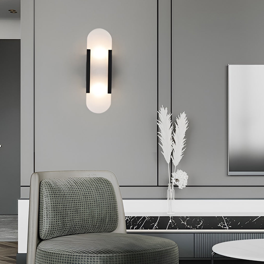 Electroplated Metal G4 LED Up and Down Wall Sconce