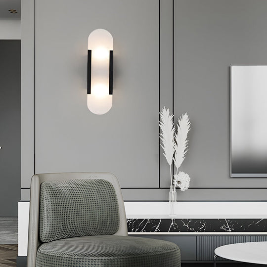 Electroplated Metal G4 LED Up and Down Wall Sconce