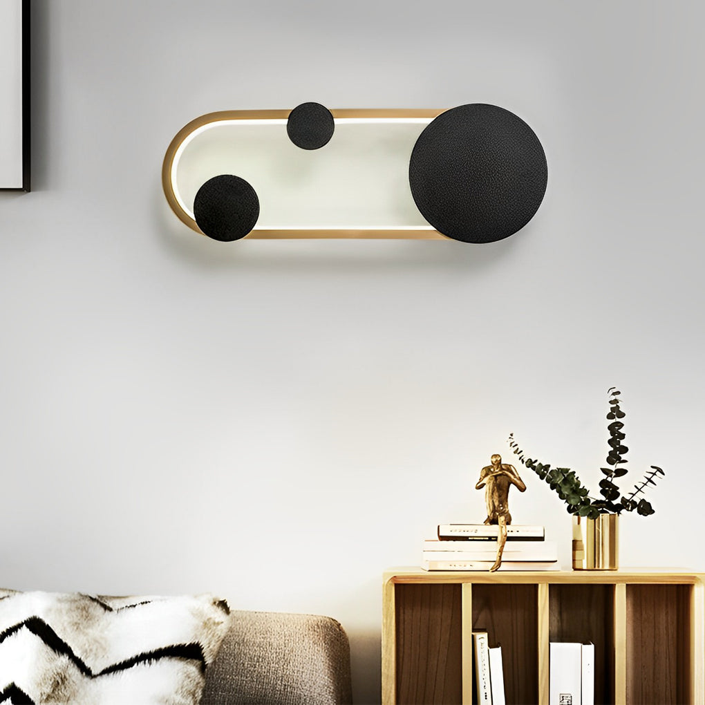 Round Decor Three Step Dimming Nordic LED Wall Sconce