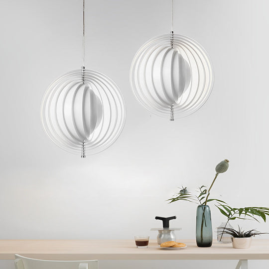360° Rotatable Metal Creative White Nordic Pendant Light