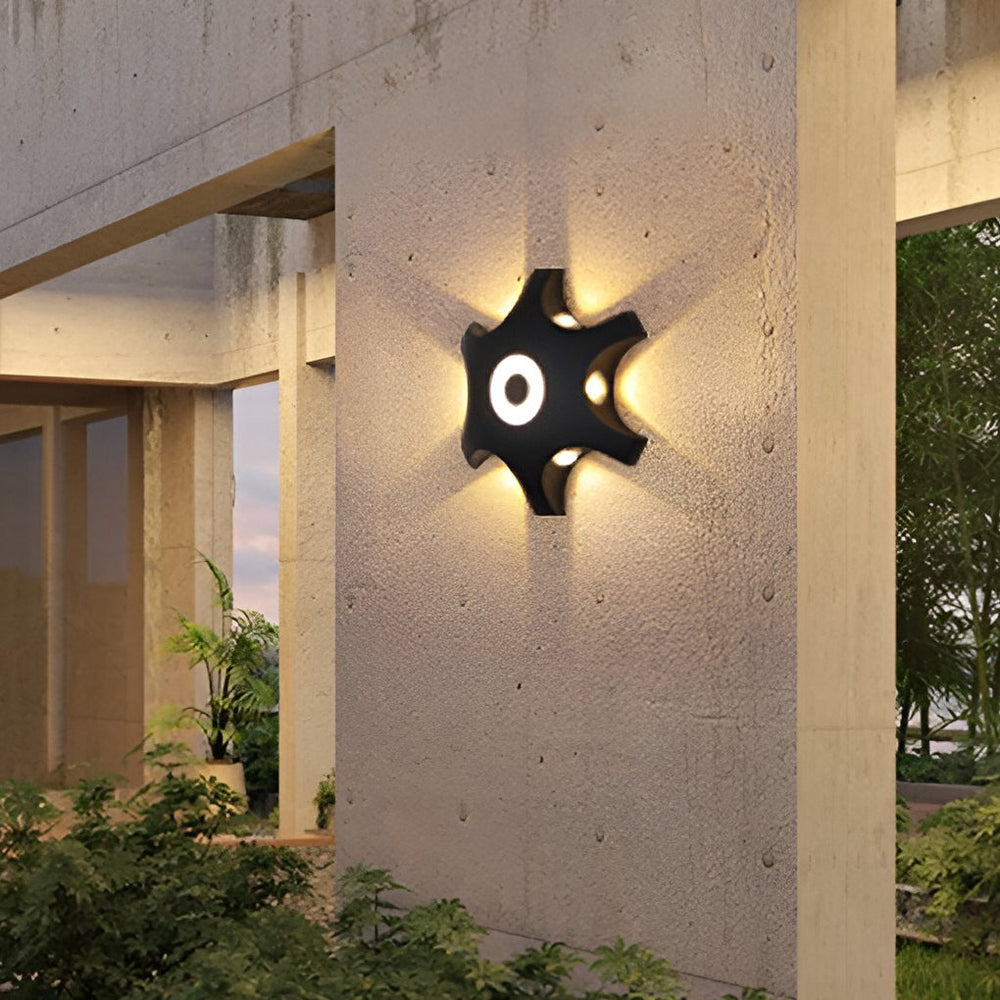 Flower Shaped LED Waterproof Nordic Wall Sconce