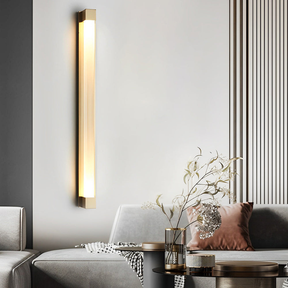 Minimalist Crystal Strip Postmodern LED Wall Lamp