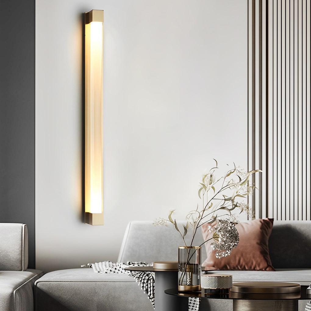 Minimalist Crystal Strip Postmodern LED Wall Lamp