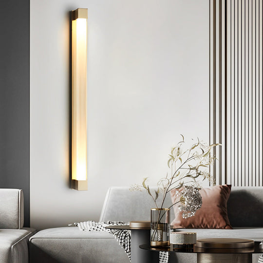 Minimalist Crystal Strip Postmodern LED Wall Lamp