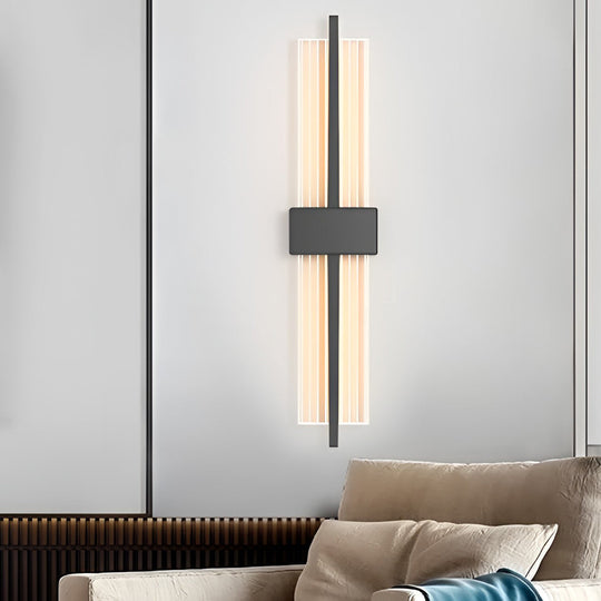 Creative Rectangle Warm Light Postmodern Wall Lamp