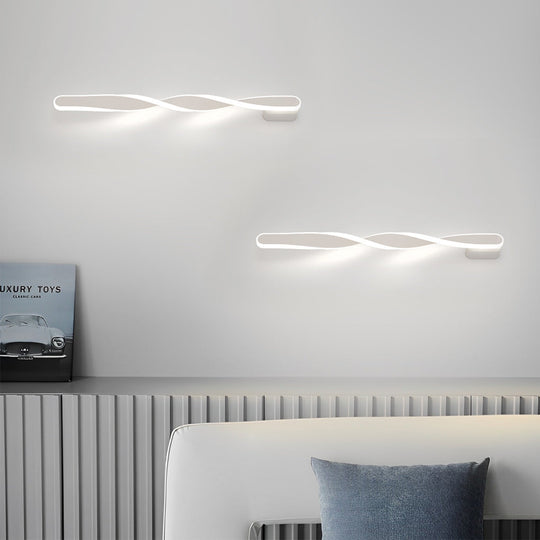 Spiral-Shaped 29W Minimalist LED Wall Sconce