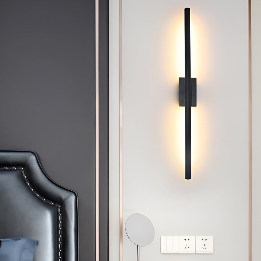 Electroplated Metal Linear LED Wall Sconce