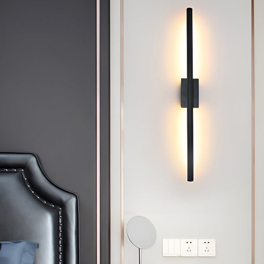 Electroplated Metal Linear LED Wall Sconce