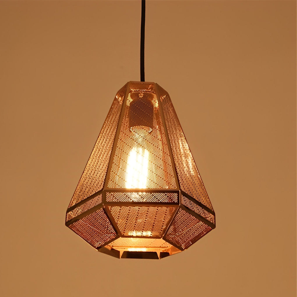 Electroplated Stainless Steel Creative Geometric Nordic Pendant Light