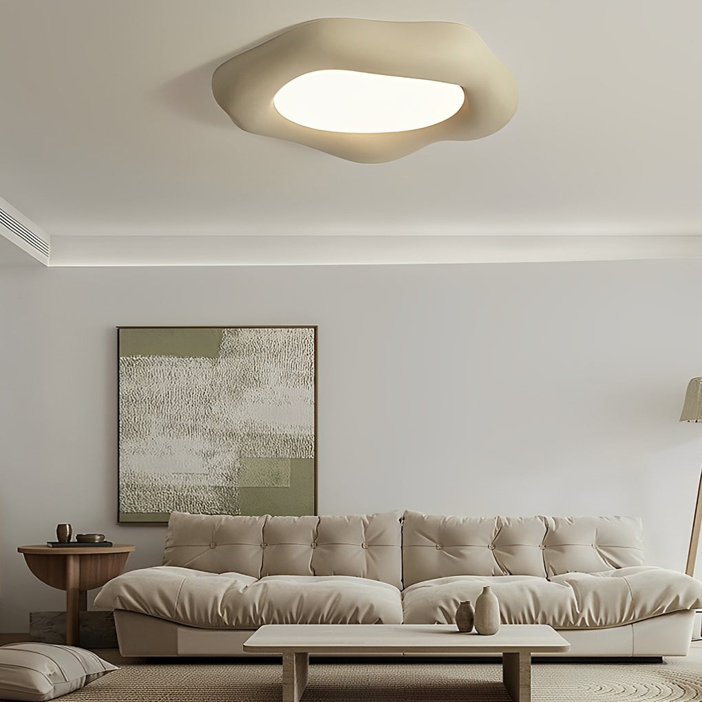 Clouds Handmade LED Three Step Dimming Japanese-Style Ceiling Light