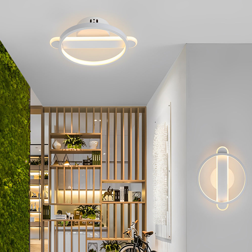 Circular Strip Modern Minimalist LED Wall Lamp