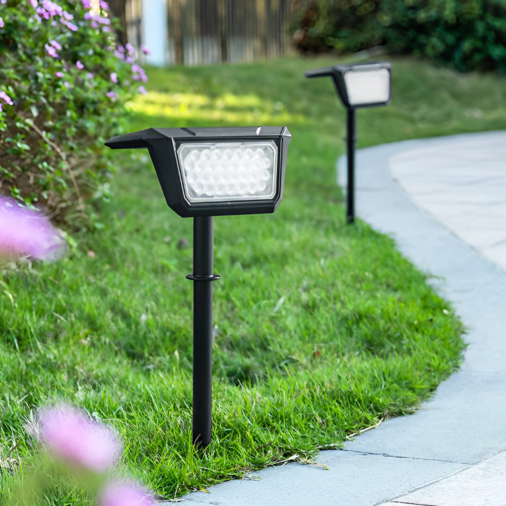 2PCS Waterproof LED Solar Outdoor Lawn Lamps