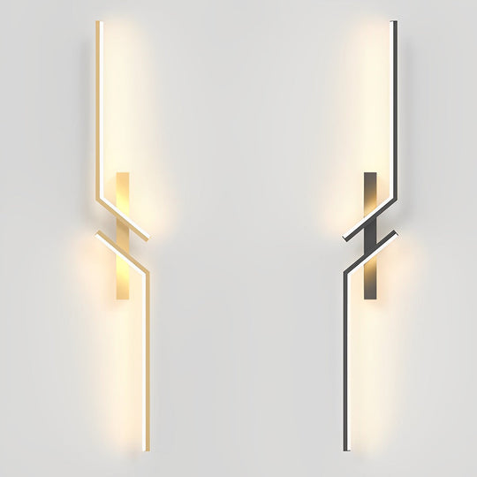 Irregular Symmetrical L-Shape LED Minimalist Wall Lamp
