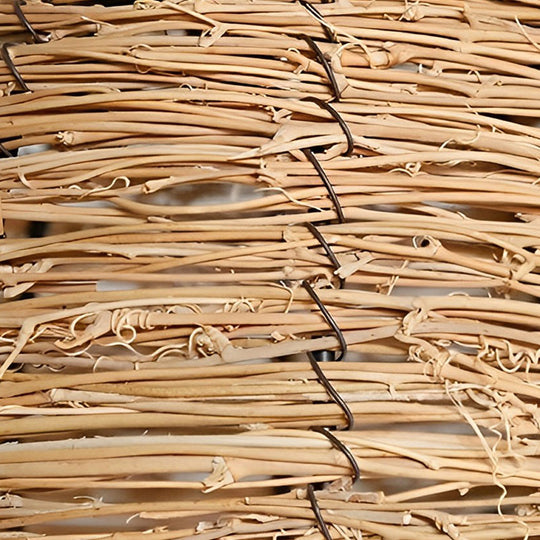Hand Woven Rattan Rustic Retro Wall Lamp