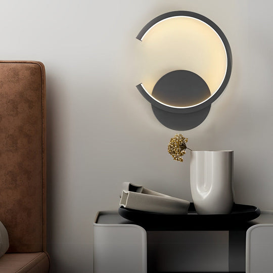 Round Stepless Dimming Nordic LED Wall Lamp