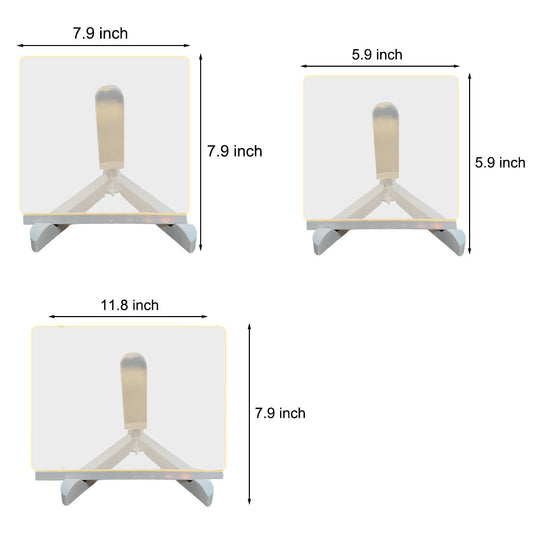 LED Acrylic Message Board Writable Table Lamp