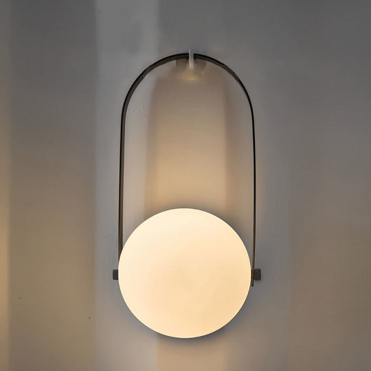 Opal LED RGB Mini Globe Table Lamp with Remote
