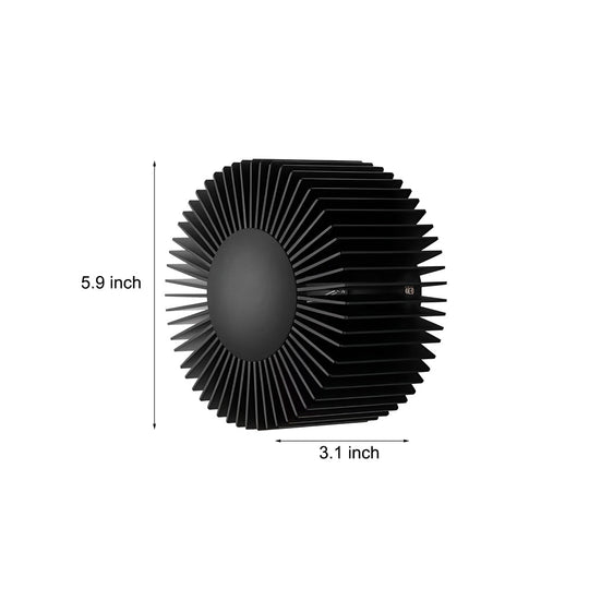 Round Sun Flowers LED Modern Decorative Wall Light