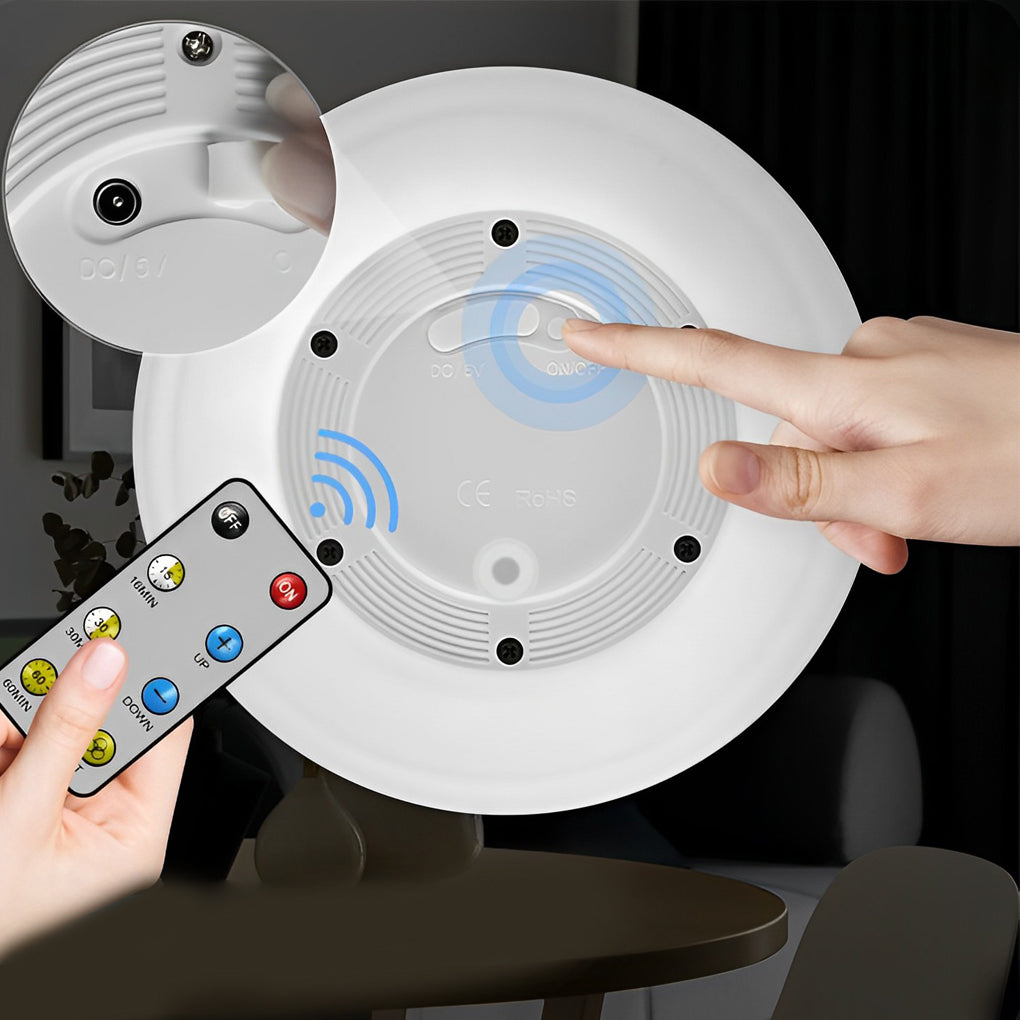 Waterproof Round LED Timing USB Rechargeable Outdoor Lantern