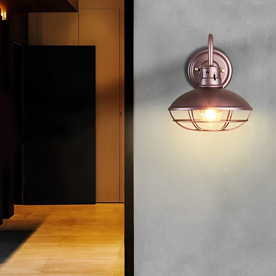 Retro Iron LED Waterproof Industrial Style Outdoor Wall Lights