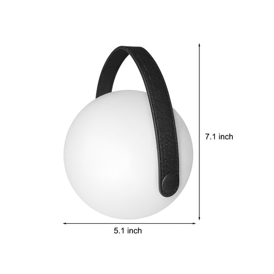 6 Inch Portable RGB Sphere Table Lamp – Colorful Ambient Lighting
