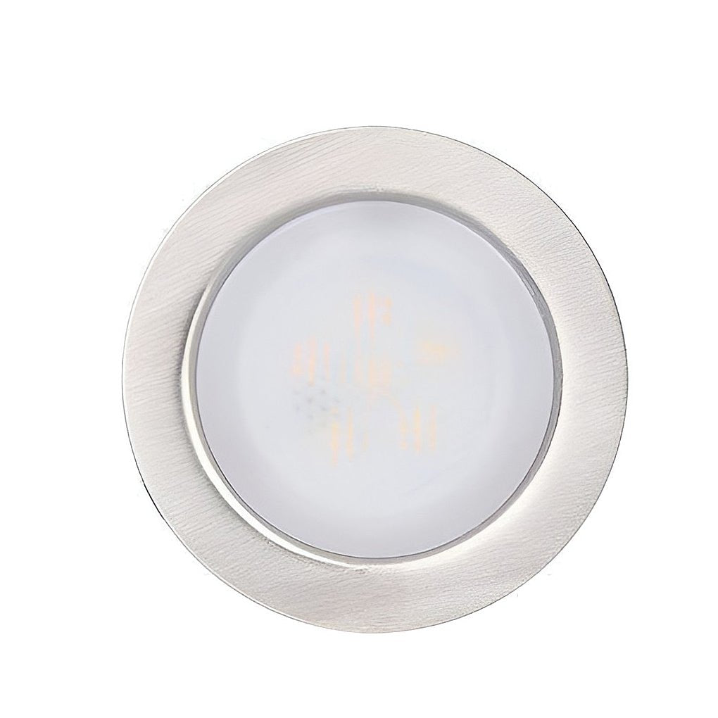 Lux Bright White Stainless Steel 1.5W LED In Ground Well Lights for Decks and Steps