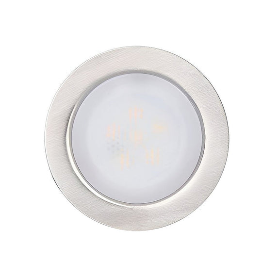 Lux Bright White Stainless Steel 1.5W LED In Ground Well Lights for Decks and Steps