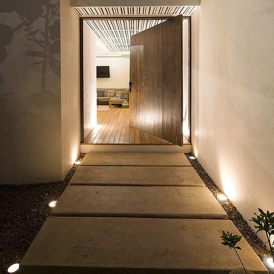 Eco Friendly Radiance 8 Piece LED Solar Step Inground Lighting Set for Outdoor